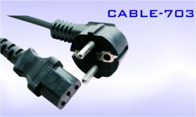 Захранващ кабел за компютър CABLE-703 703H, HQ, 3.0 метра